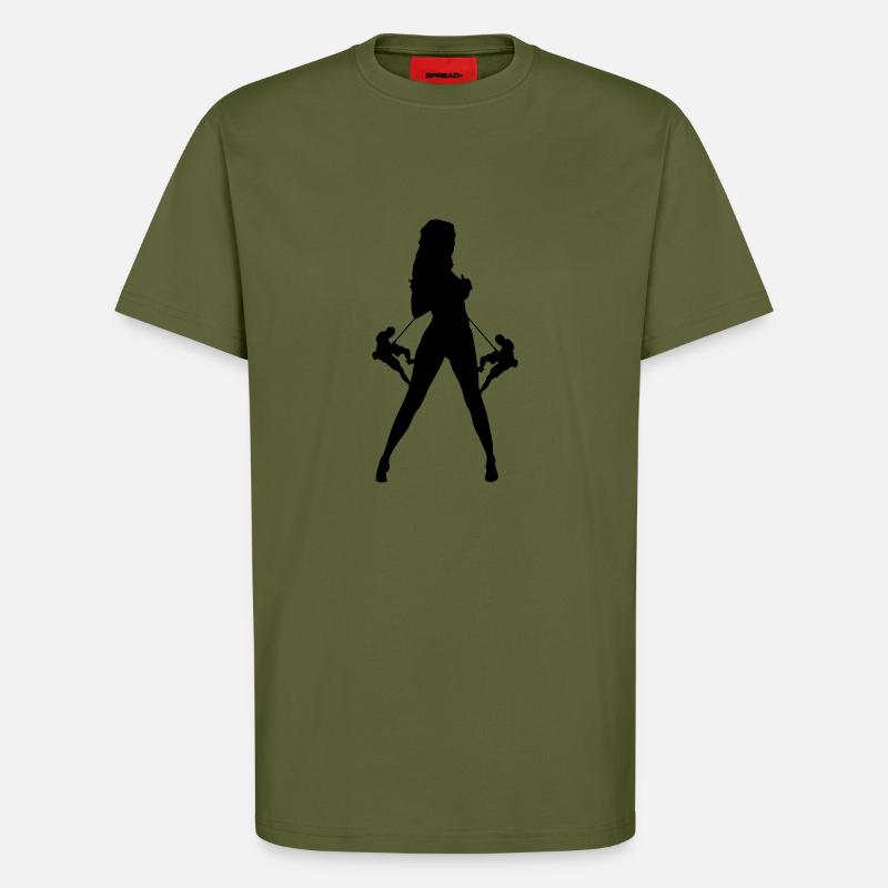 Klettern - T-Shirt - made by SPREAD - MOSS GREEN