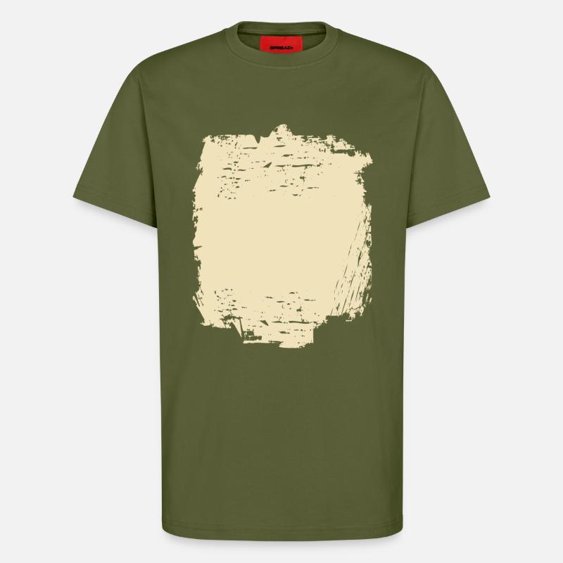 GRUNGE · BACKGROUND · BACKGROUND - T-Shirt - made by SPREAD - MOSS GREEN