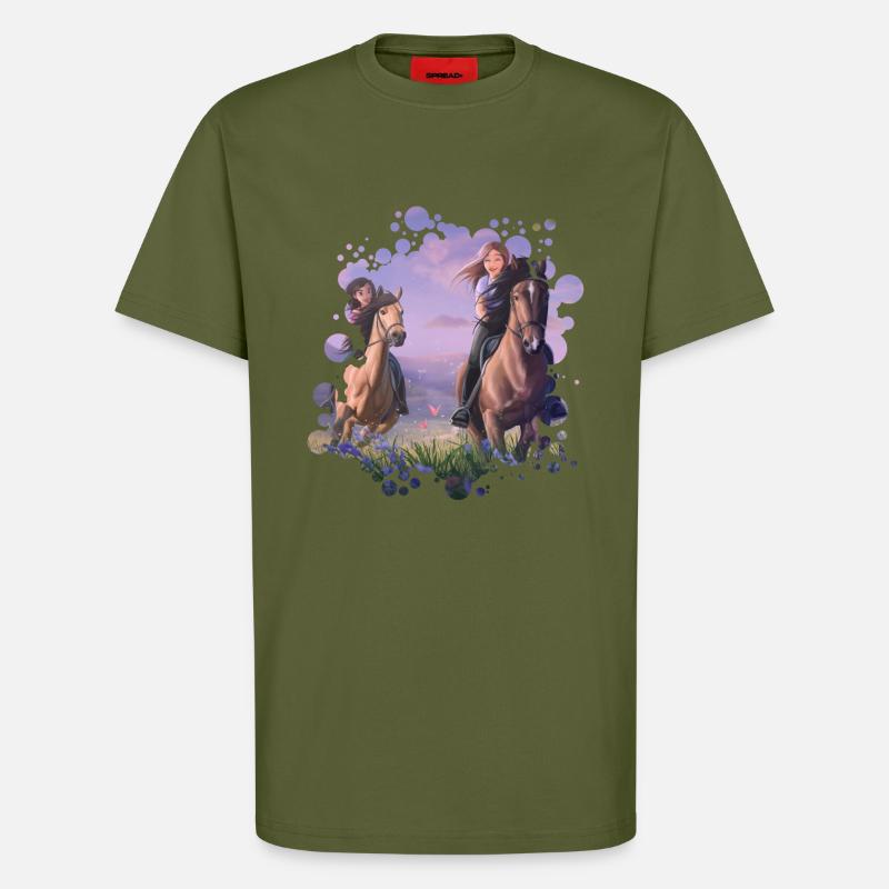 Freundschaft - T-Shirt - made by SPREAD - MOSS GREEN