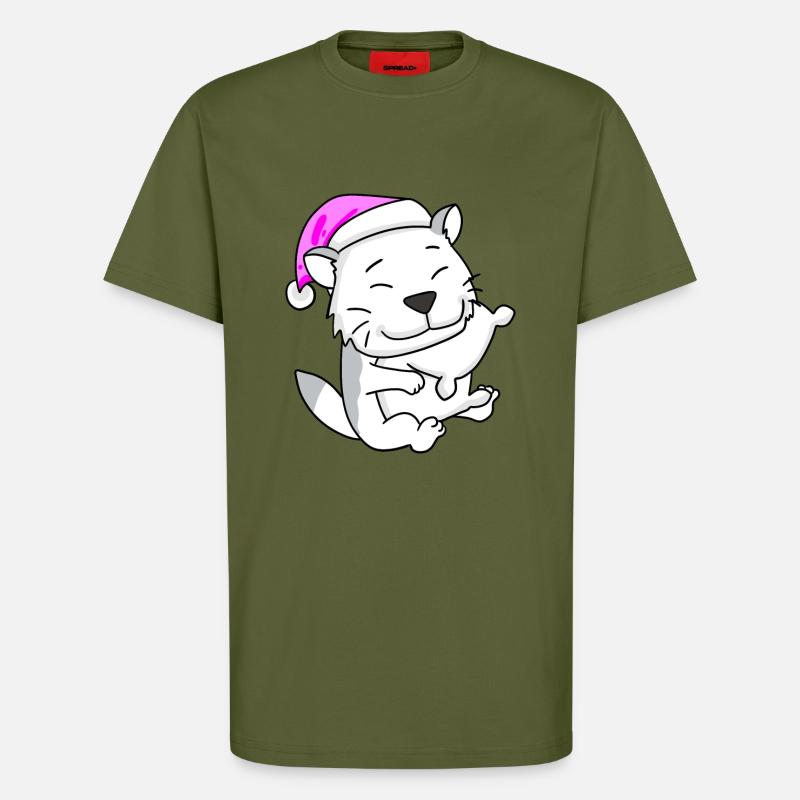 Cat cat breed Burmilla - T-Shirt - made by SPREAD - MOSS GREEN
