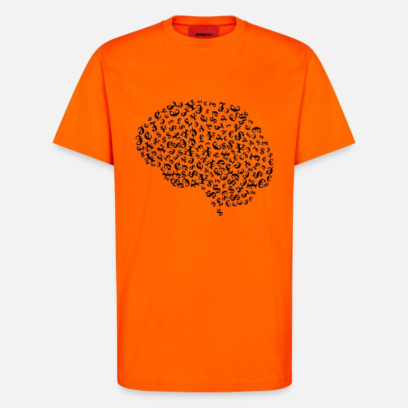 Gier - T-Shirt - made by SPREAD - SUNSET ORANGE