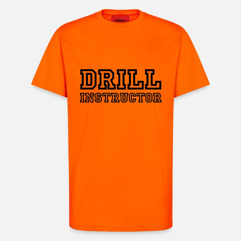 Drill Instructor - T-Shirt - made by SPREAD - SUNSET ORANGE