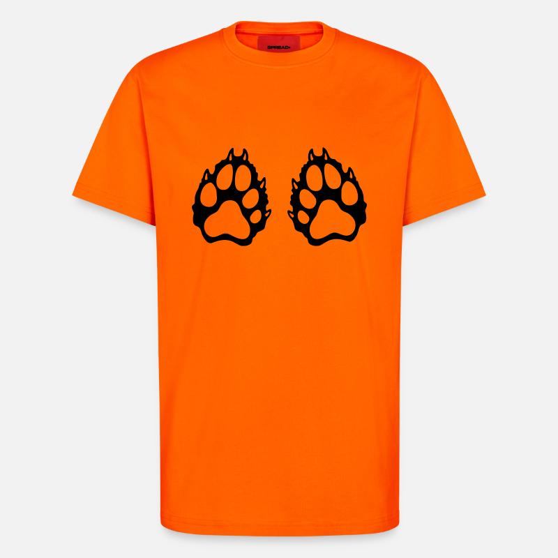 Bär - T-Shirt - made by SPREAD - SUNSET ORANGE
