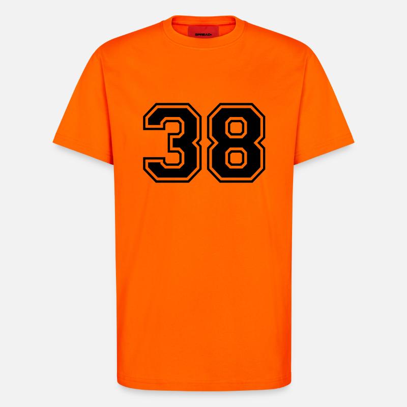 38 - T-Shirt - made by SPREAD - SUNSET ORANGE