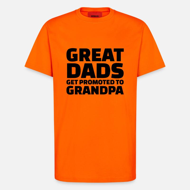 Opa - T-Shirt - made by SPREAD - SUNSET ORANGE