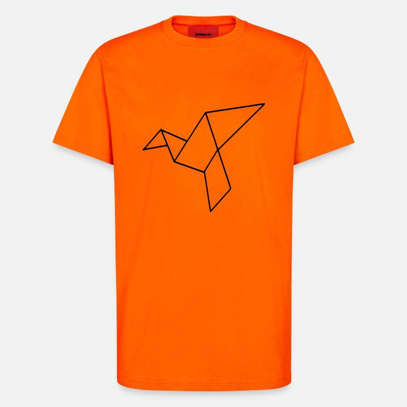 vogel - T-Shirt - made by SPREAD - SUNSET ORANGE