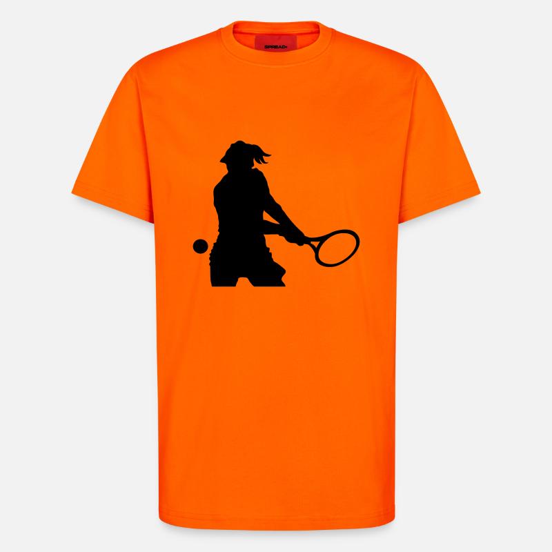 Tennis - T-Shirt - made by SPREAD - SUNSET ORANGE
