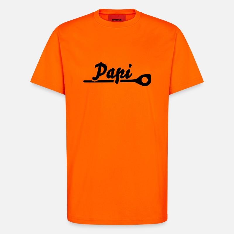 Papi - T-Shirt - made by SPREAD - SUNSET ORANGE