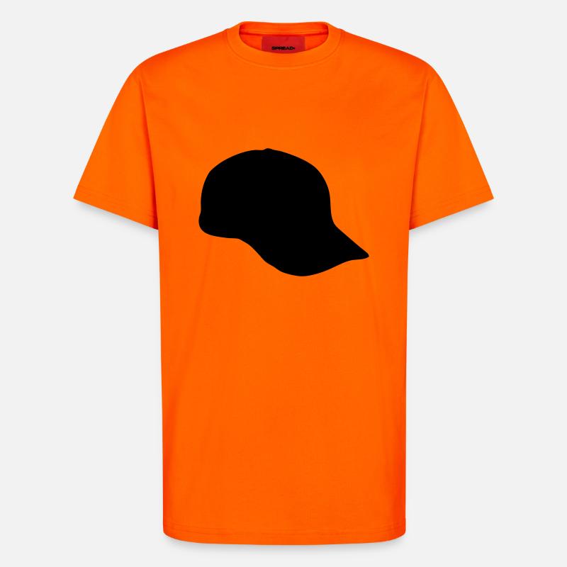 basecap - T-Shirt - made by SPREAD - SUNSET ORANGE