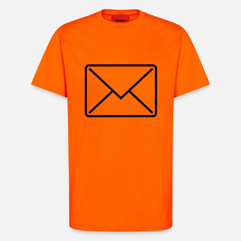 briefumschlag_icon1 - T-Shirt - made by SPREAD - SUNSET ORANGE