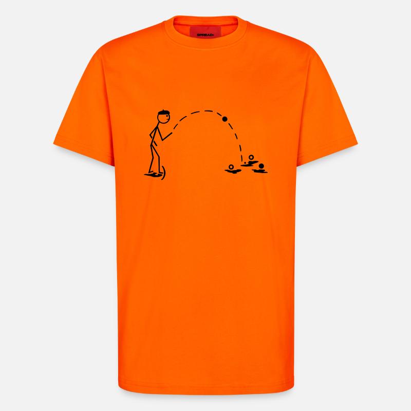 boule - T-Shirt - made by SPREAD - SUNSET ORANGE