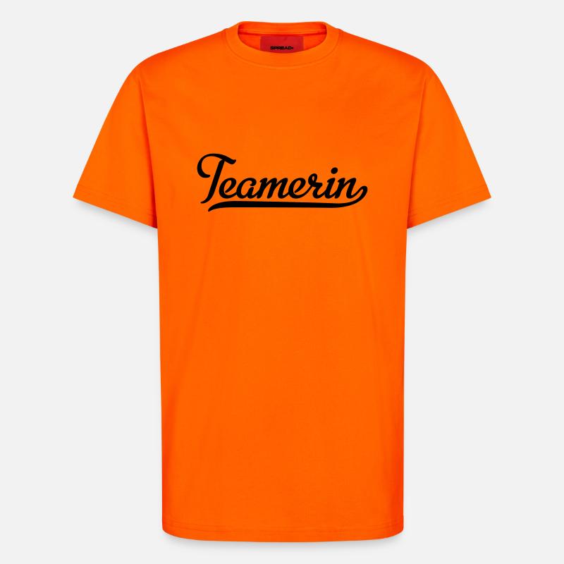 Teamerin - T-Shirt - made by SPREAD - SUNSET ORANGE