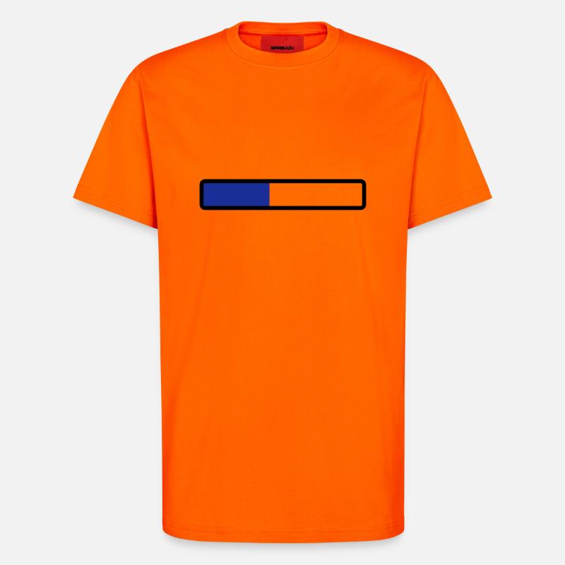 loading laden computer warten - T-Shirt - made by SPREAD - SUNSET ORANGE
