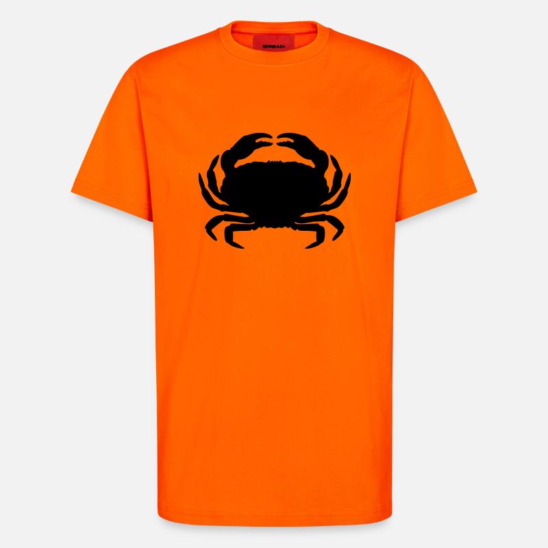 Krabbe - T-Shirt - made by SPREAD - SUNSET ORANGE