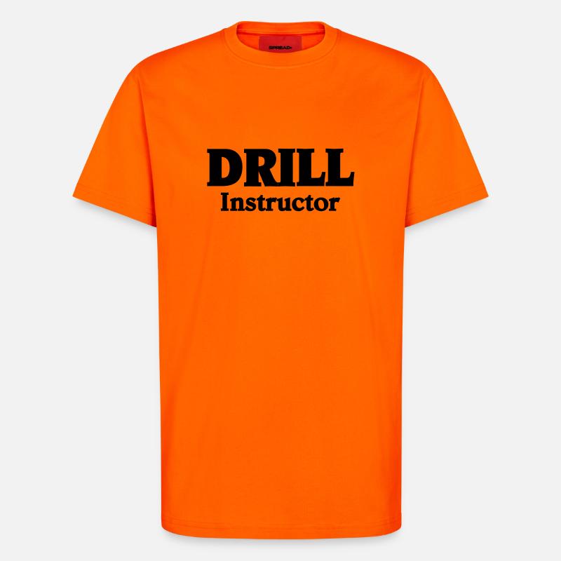 Drill Instructor - T-Shirt - made by SPREAD - SUNSET ORANGE