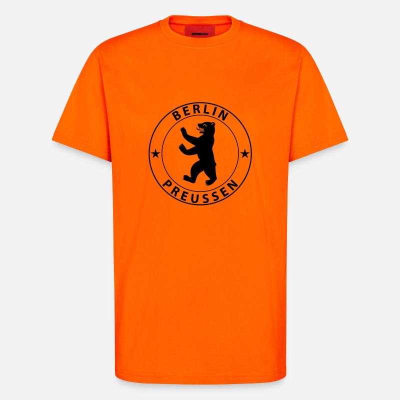 Berlin - T-Shirt - made by SPREAD - SUNSET ORANGE