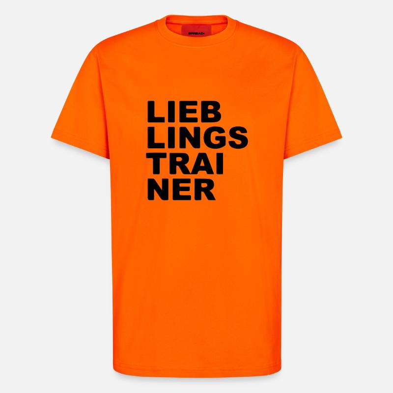 Lieblings Trainer - T-Shirt - made by SPREAD - SUNSET ORANGE