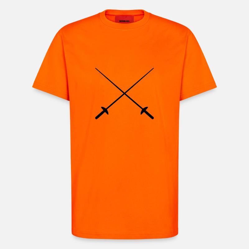 Fechten - T-Shirt - made by SPREAD - SUNSET ORANGE