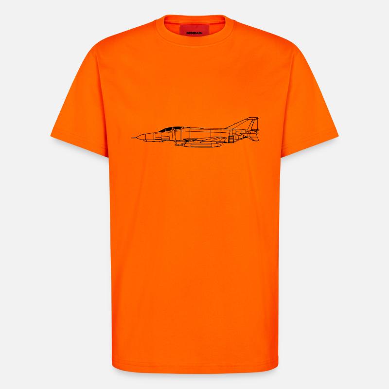 phantom_vec_1 de - T-Shirt - made by SPREAD - SUNSET ORANGE