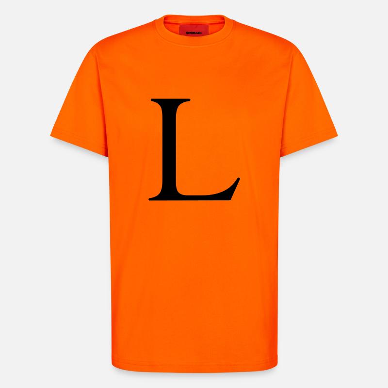 l - T-Shirt - made by SPREAD - SUNSET ORANGE