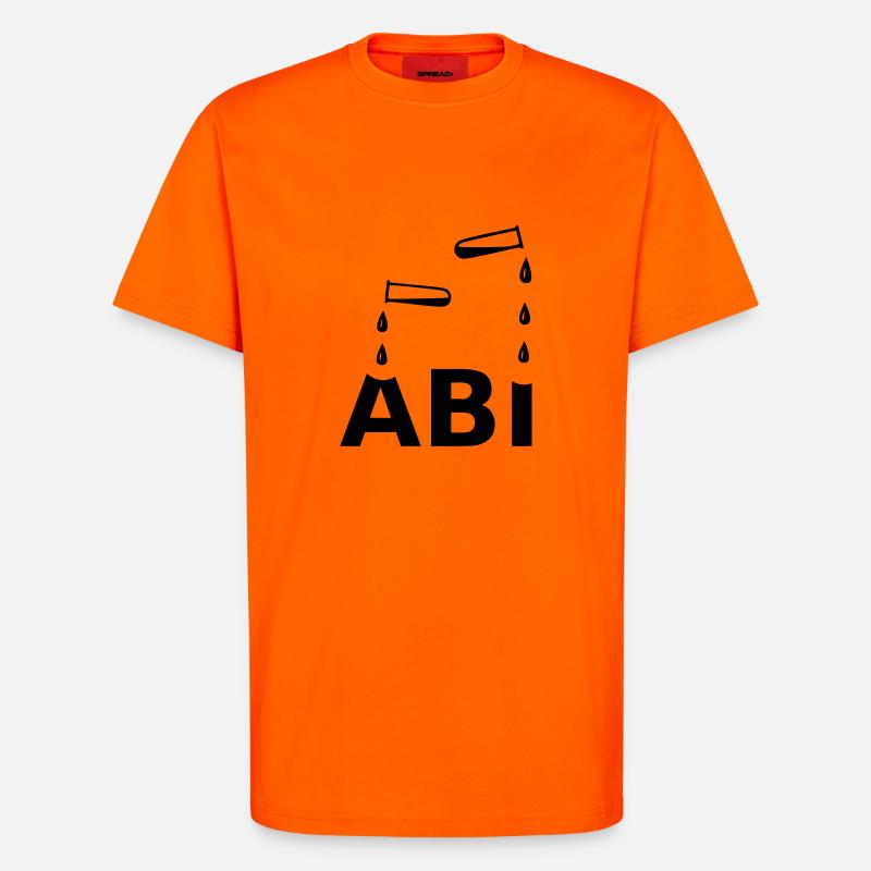 ABI - T-Shirt - made by SPREAD - SUNSET ORANGE