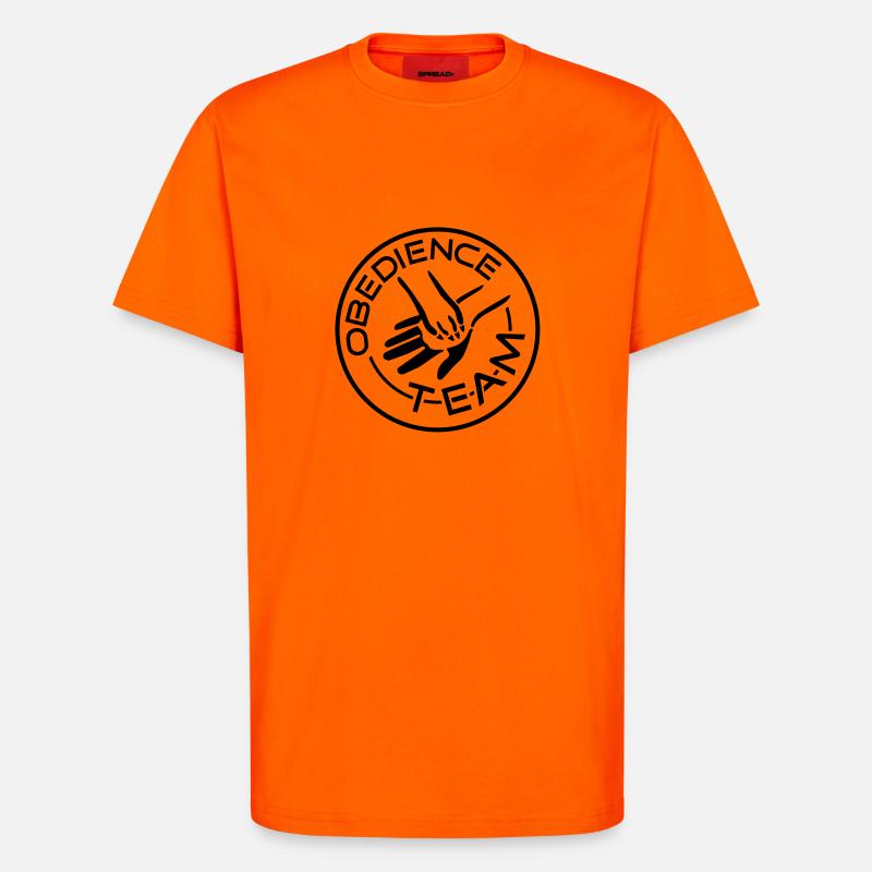 obedienceteam2 - T-Shirt - made by SPREAD - SUNSET ORANGE