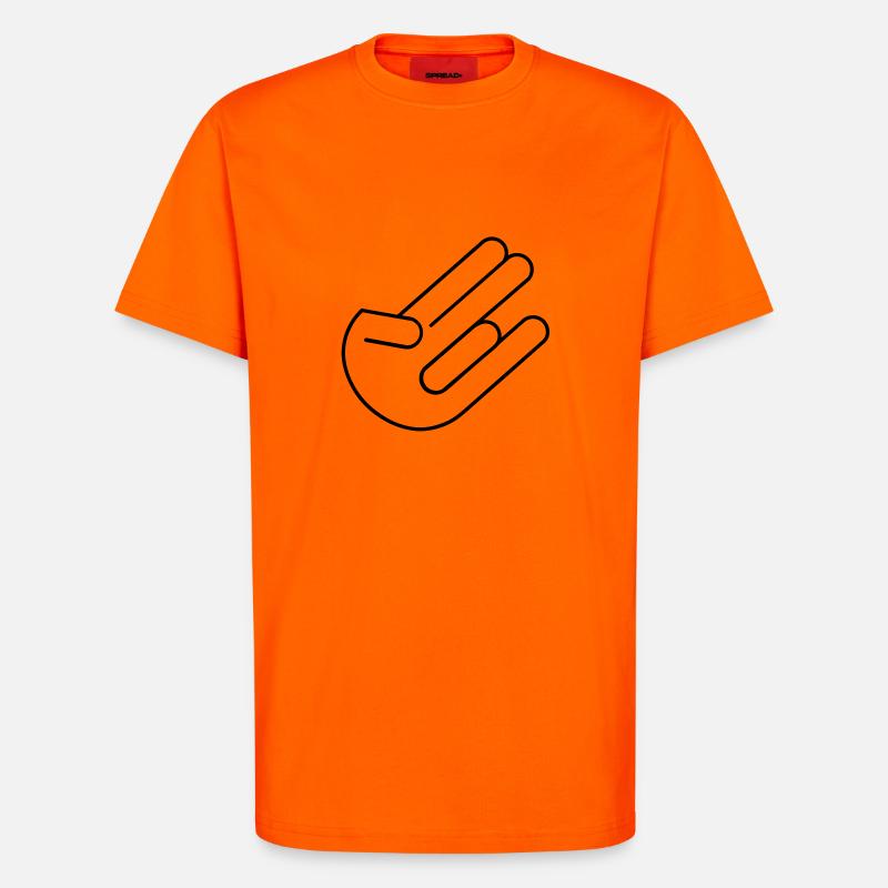 The Shocker - T-Shirt - made by SPREAD - SUNSET ORANGE
