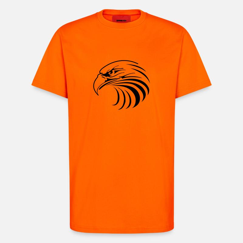 Adler/Eagle - T-Shirt - made by SPREAD - SUNSET ORANGE