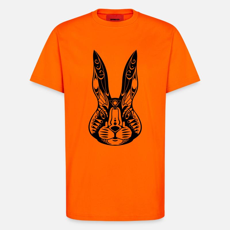 Mr. Bunny - T-Shirt - made by SPREAD - SUNSET ORANGE