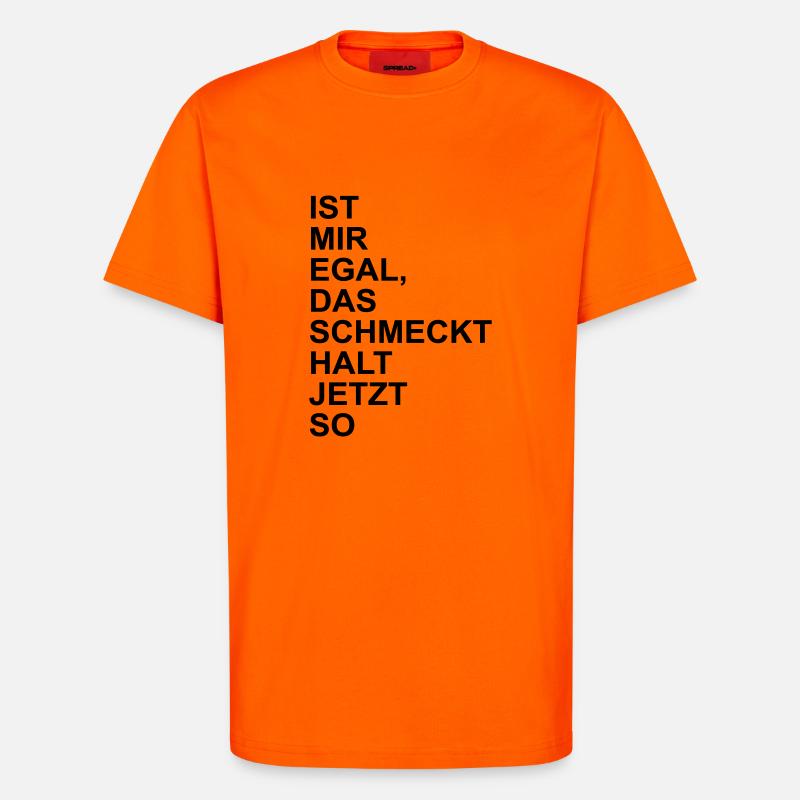 kochen - T-Shirt - made by SPREAD - SUNSET ORANGE