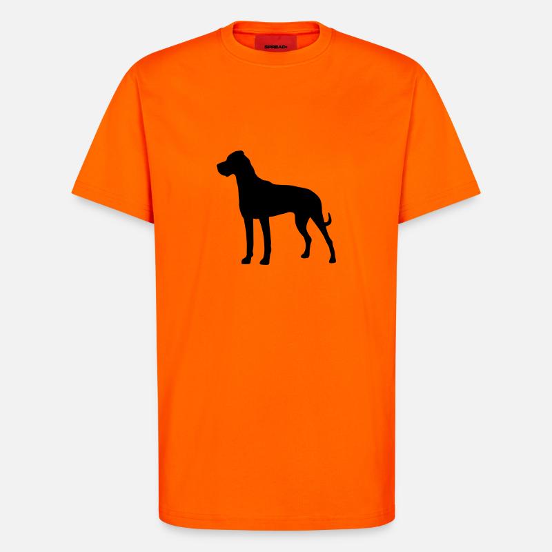 Deutsche Dogge - T-Shirt - made by SPREAD - SUNSET ORANGE