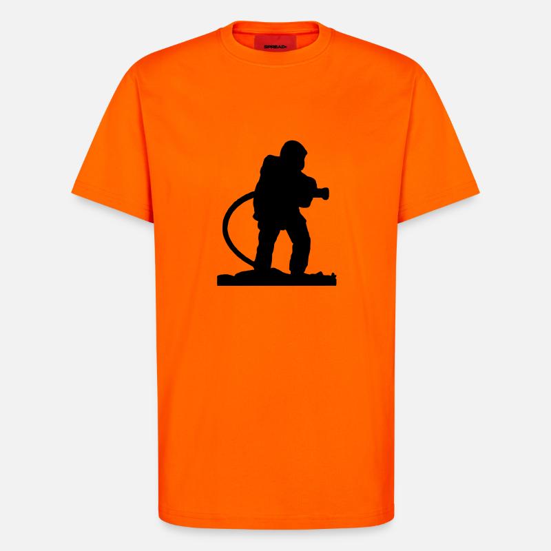 Ein Feuer Spear - T-Shirt - made by SPREAD - SUNSET ORANGE