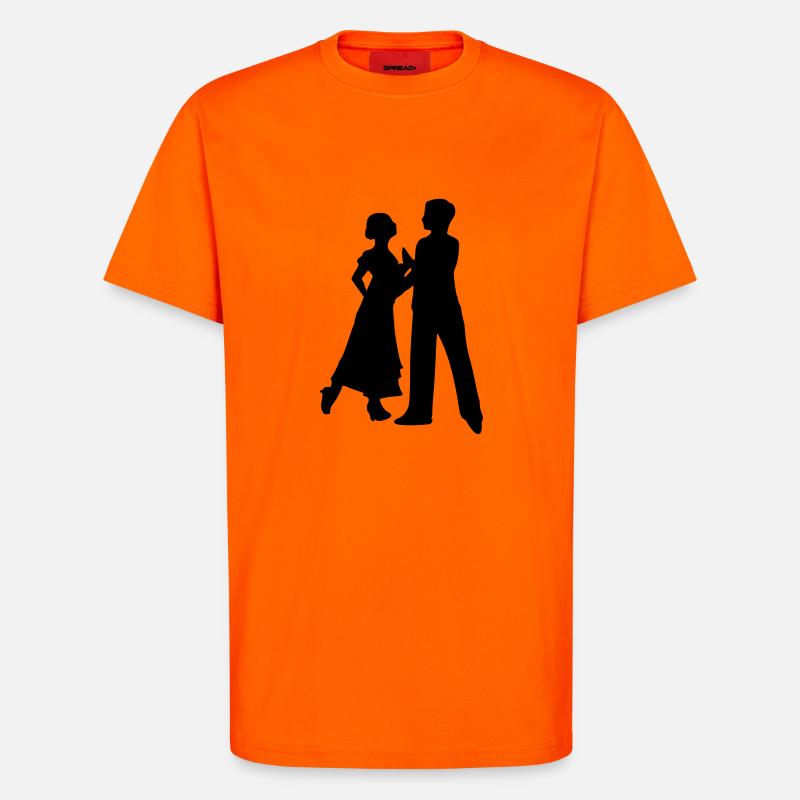 Tanzen - T-Shirt - made by SPREAD - SUNSET ORANGE
