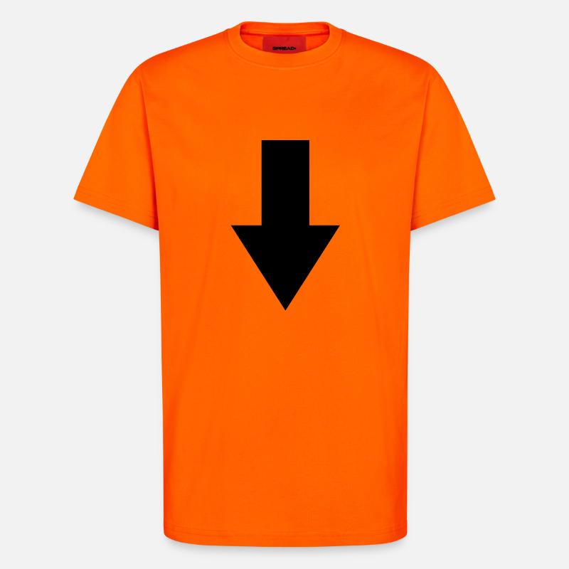pfeil - T-Shirt - made by SPREAD - SUNSET ORANGE