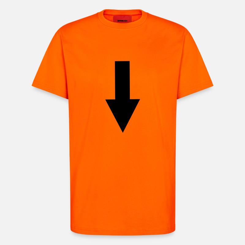 Pfeil - T-Shirt - made by SPREAD - SUNSET ORANGE