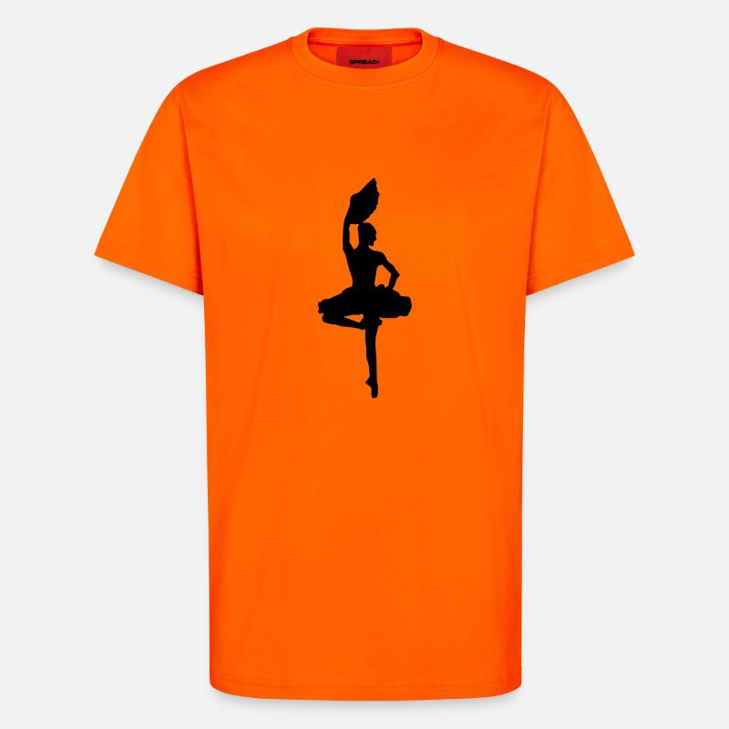 ballet tänzerin - T-Shirt - made by SPREAD - SUNSET ORANGE