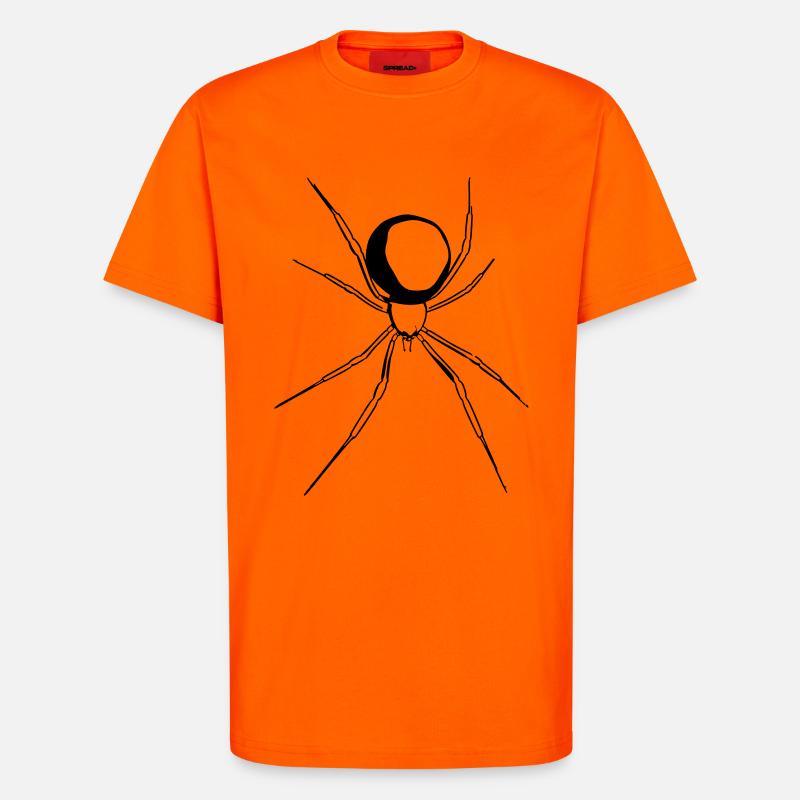 Schwarze Witwe - T-Shirt - made by SPREAD - SUNSET ORANGE