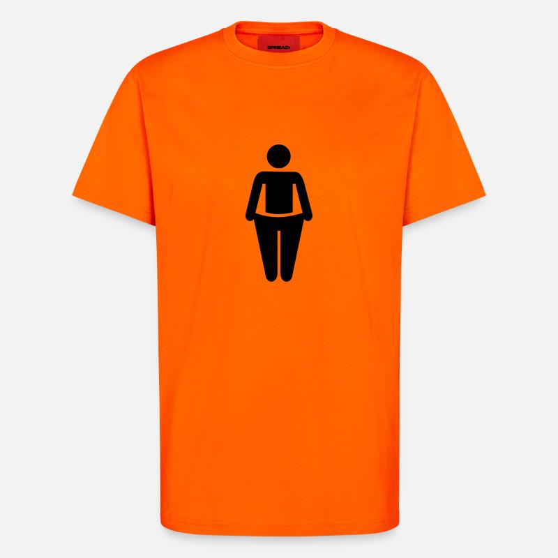 Diät - T-Shirt - made by SPREAD - SUNSET ORANGE