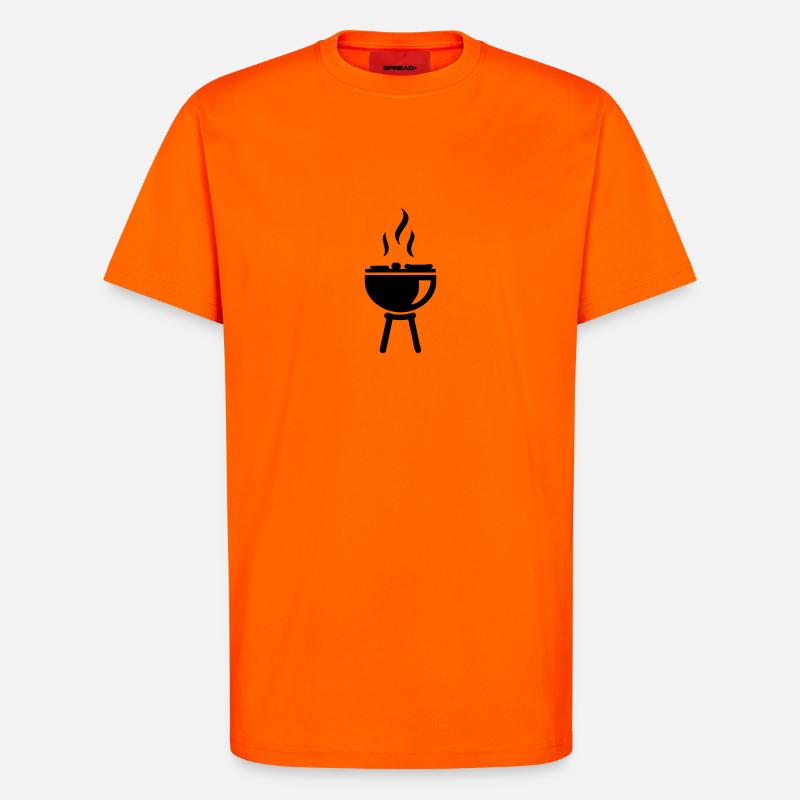 Grill - T-Shirt - made by SPREAD - SUNSET ORANGE