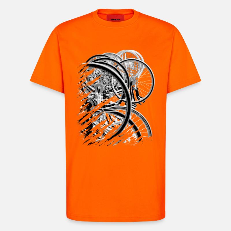 Radball | Cycle Ball Break 2 - T-Shirt - made by SPREAD - SUNSET ORANGE