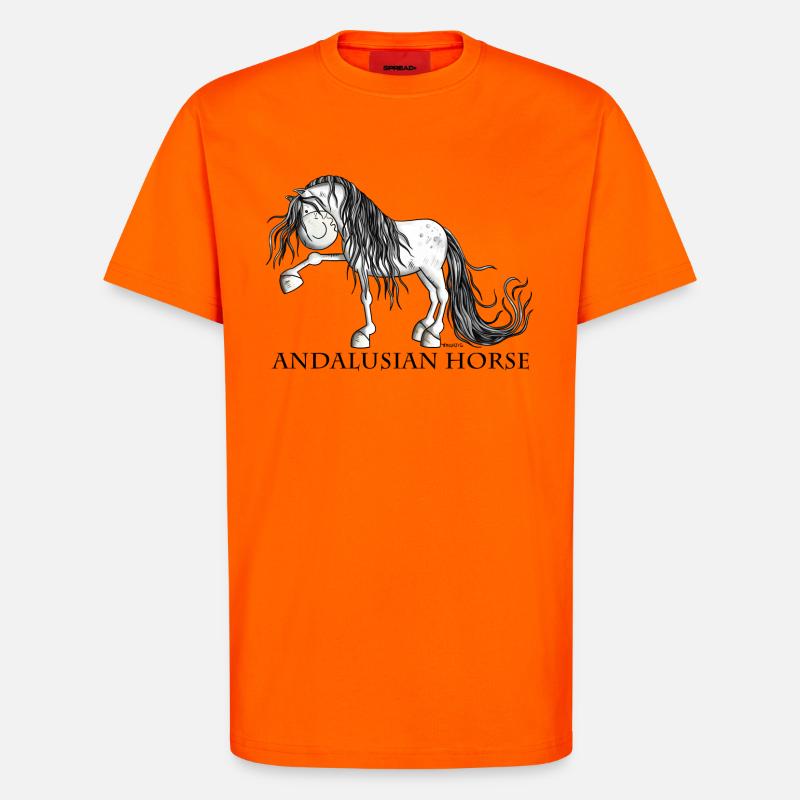 Süßer Andalusier - T-Shirt - made by SPREAD - SUNSET ORANGE
