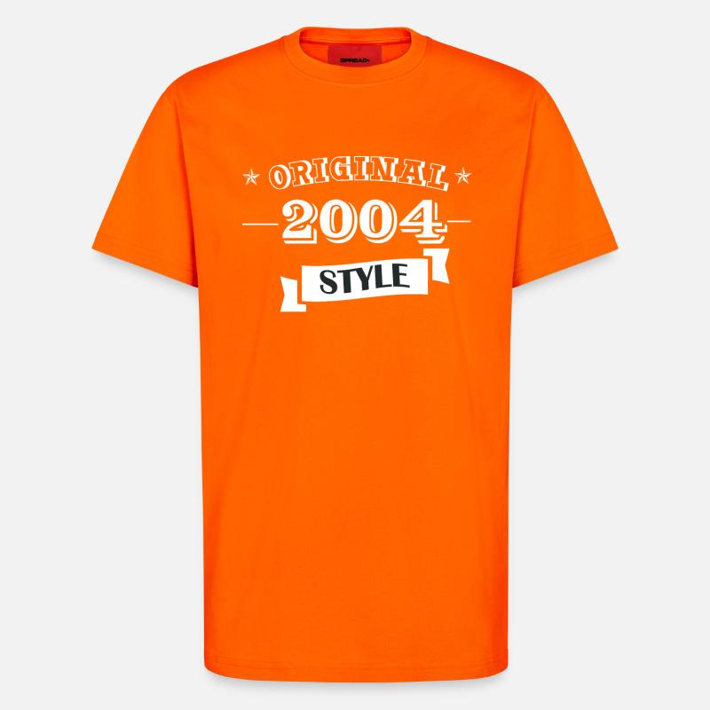 Original 2004 Style - T-Shirt - made by SPREAD - SUNSET ORANGE