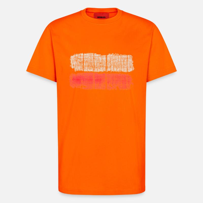 Fernwanderwege - T-Shirt - made by SPREAD - SUNSET ORANGE