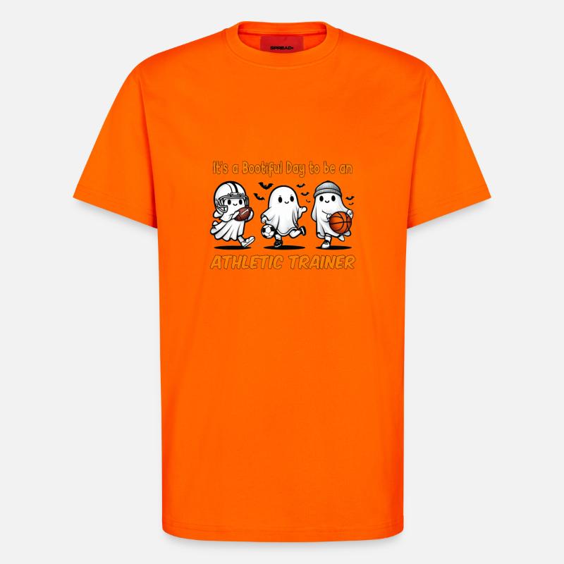 Bootiful Day, um Athletiktrainer zu werden - T-Shirt - made by SPREAD - SUNSET ORANGE