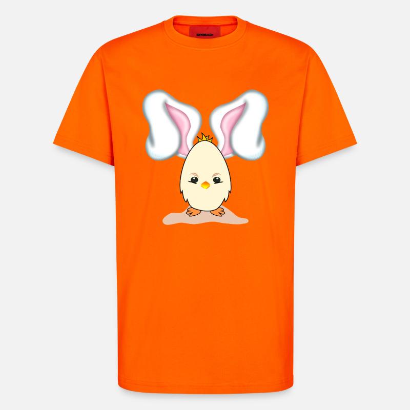 EASTER BUNNY CHICK EASTER BUNNY - T-Shirt - made by SPREAD - SUNSET ORANGE