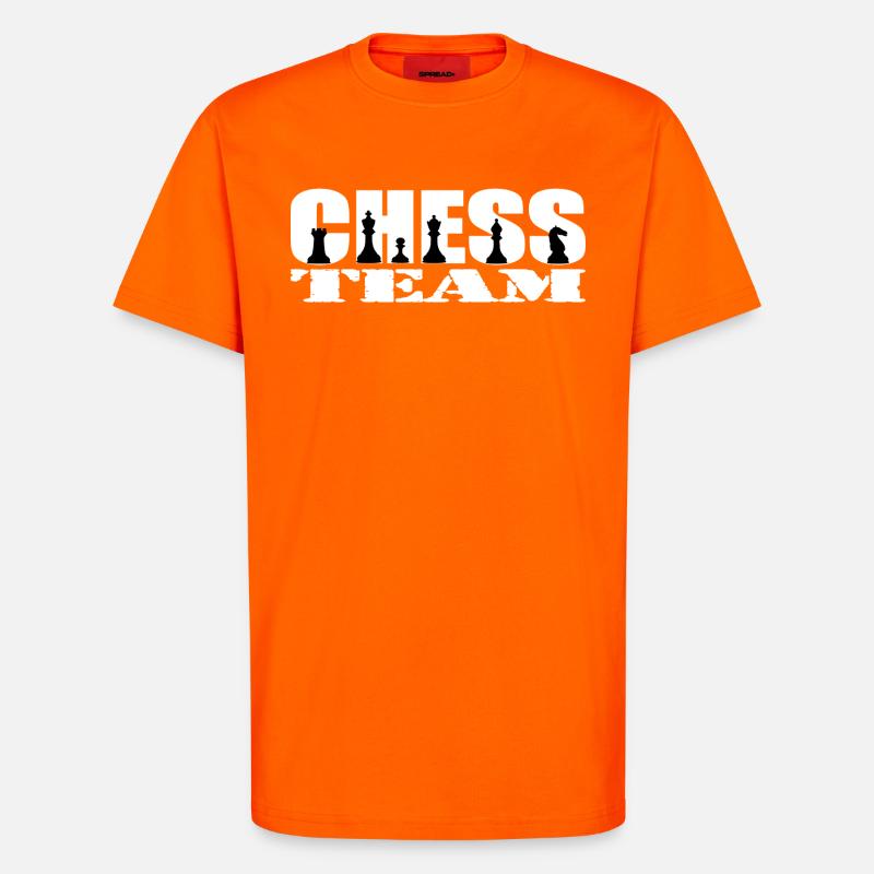 Schach - T-Shirt - made by SPREAD - SUNSET ORANGE