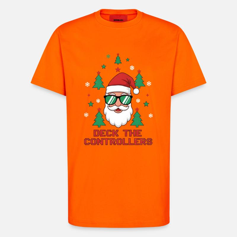 Decken Sie die Controller aus - T-Shirt - made by SPREAD - SUNSET ORANGE