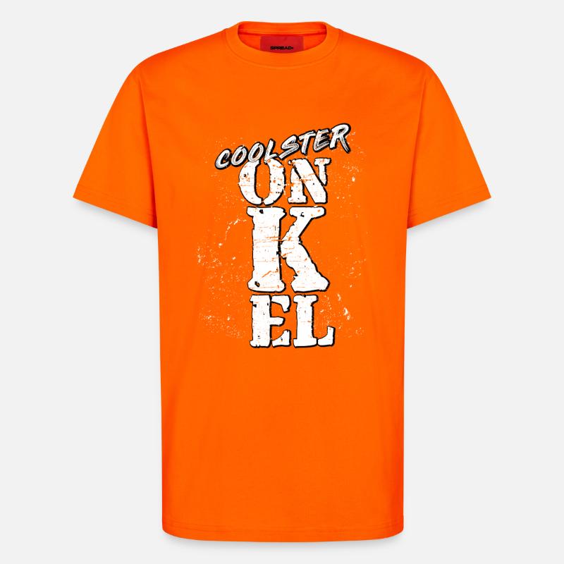 onkel - T-Shirt - made by SPREAD - SUNSET ORANGE