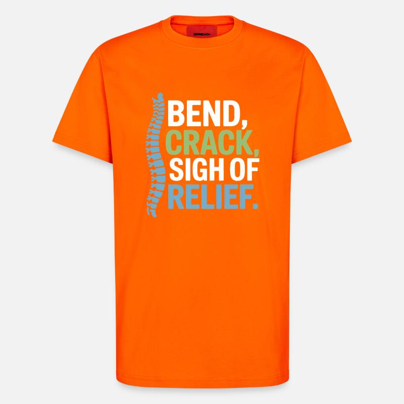 Chiropractor Spinal Alignment Is Everything - T-Shirt - made by SPREAD - SUNSET ORANGE