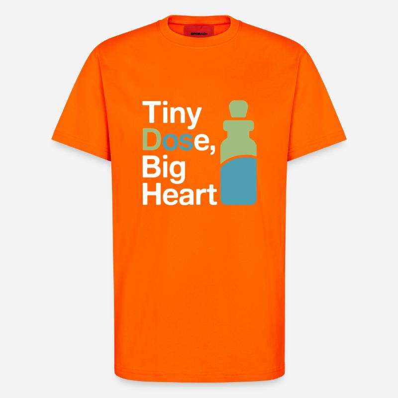 Certified Clinical Micro-Dose Practitioner Apparel - T-Shirt - made by SPREAD - SUNSET ORANGE